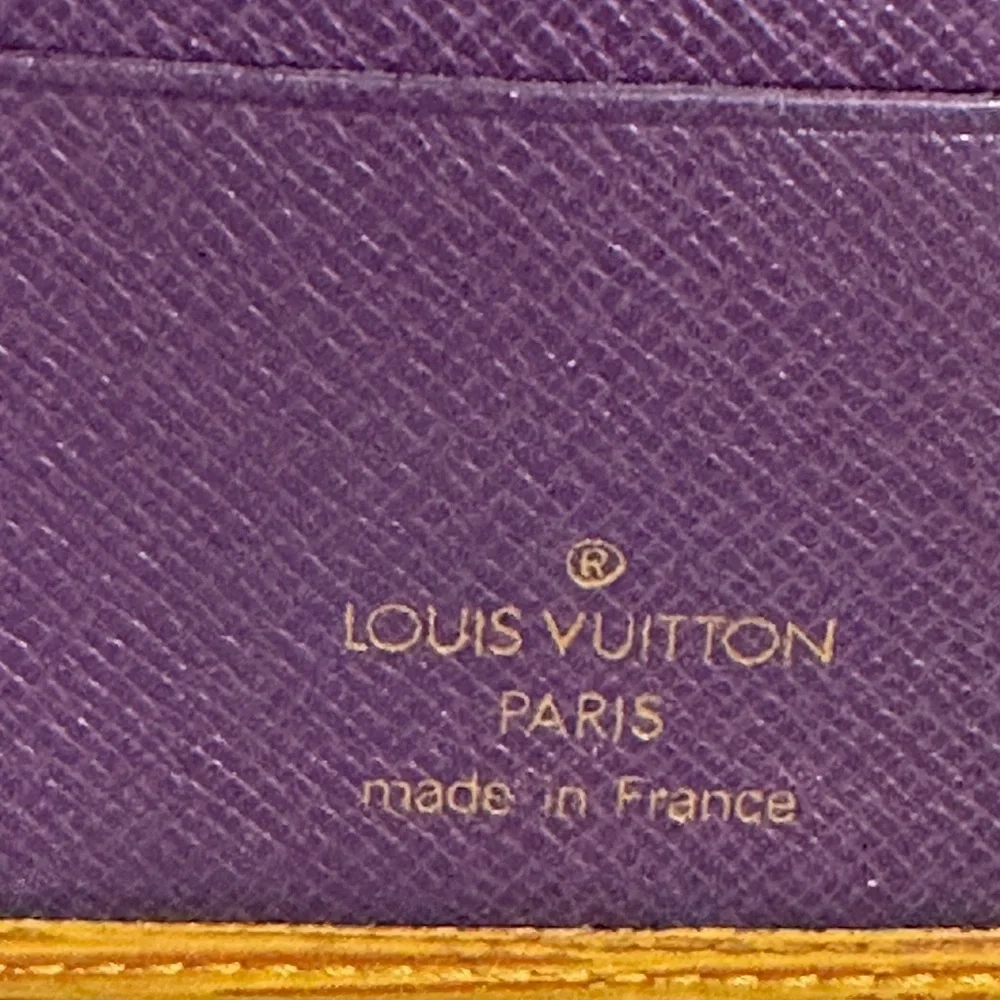 Louis Vuitton Rare Epi Yellow Leather Wallet